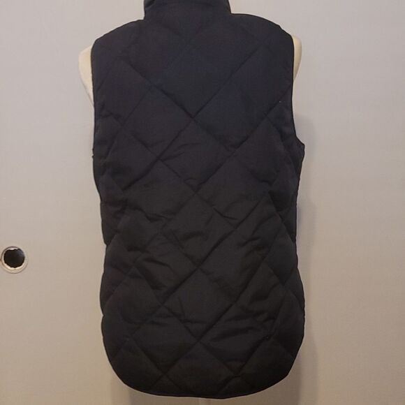 J. Crew Women's Sleeveless Full Zip Up Puffer Vest Polyester Blue Size S - Picture 5 of 10